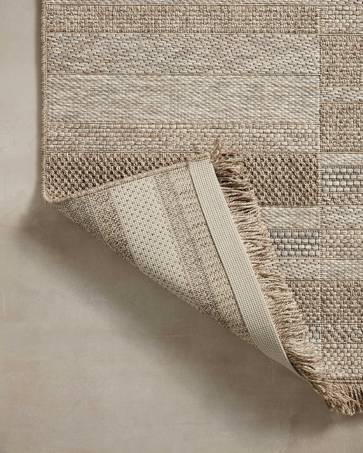 Loloi Dawn Collection Indoor/Outdoor DAW-03 Brown 2'-3" x 10'-0" Runner Rug
