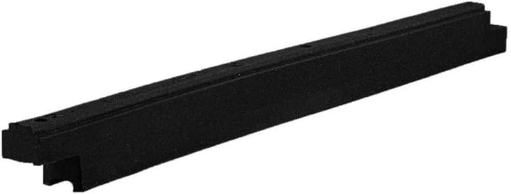 Playsafer Rubber Playground Border Edging Kit, 6' Flexible Heavy Duty Rubber Interlocking Playground Timber, No Dig Easy to Install (Black, 24 Pack)