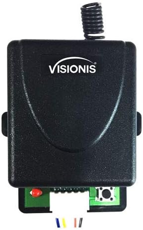 Visionis FPC-5356 One Door Access Control Outswinging Door 1200lbs Electromagnetic Lock kit with Wireless Receiver Remote and PIR Kit
