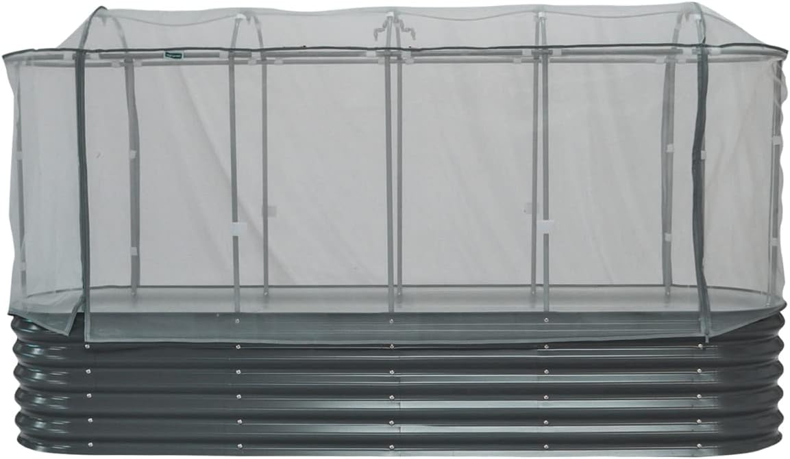 Vego garden Cover System for 2.5' x 2.5' (Round) Berry Garden Bed Twin Pack