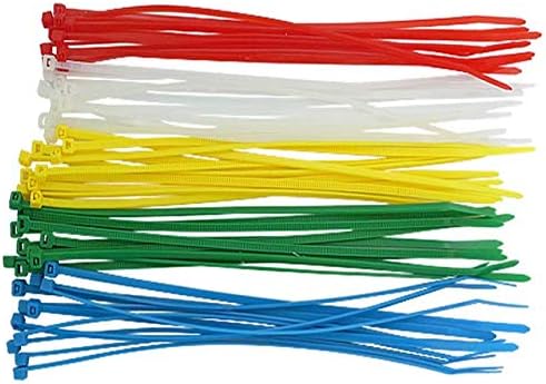 SYD 4 Inch length, 18lb Small size Self Locking Nylon Cable Zip Ties -1000 Piece (orange)