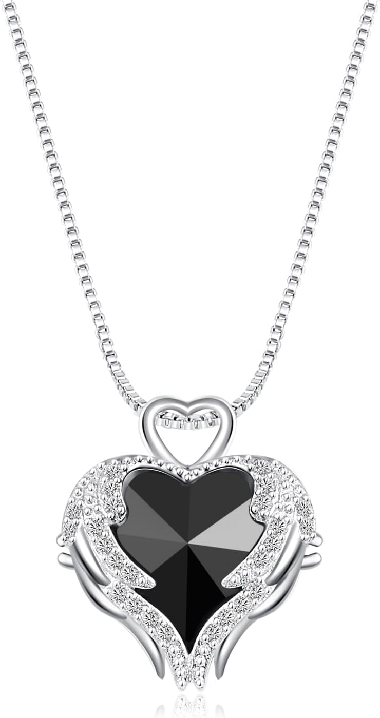 Mikasol Preserved Rose & Heart-Shaped Necklace with Jewelry Box - Preserved Rose, Ideal Romantic Gift for Women, Anniversary, Valentines, Purple, 4.9"x4.5"x4.3"