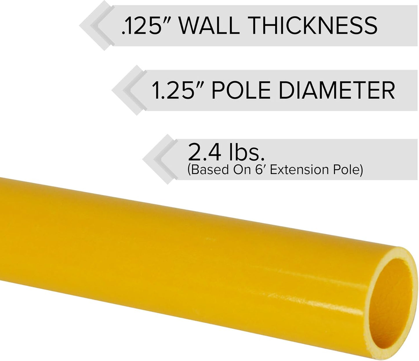 Jameson FG-6PKG-7 FG-Series Manual Pole Saw and Tree Pruner with Two 6-Foot Fiberglass Poles