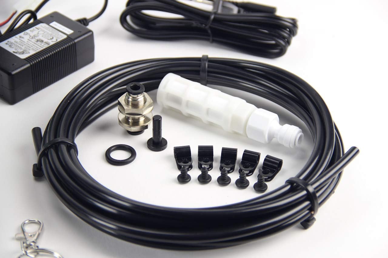 MistKing – Starter Misting System, 5th Gen | Used by Zoos, Botanical Gardens, Institutions & Hobbyists | Expandable to 10 Nozzles | Extremely Fine Mist | 50 Micron Droplets | MKSMS5-125-50