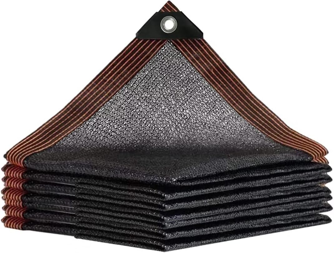 40% Black Shade Cloth,6x10 FT Durable Mesh Tarp with Grommets, Resistant Garden Sun Shade Netting, Shading Antifreezing for Pergola, Greenhouse, Plants Growing, Chicken Coop