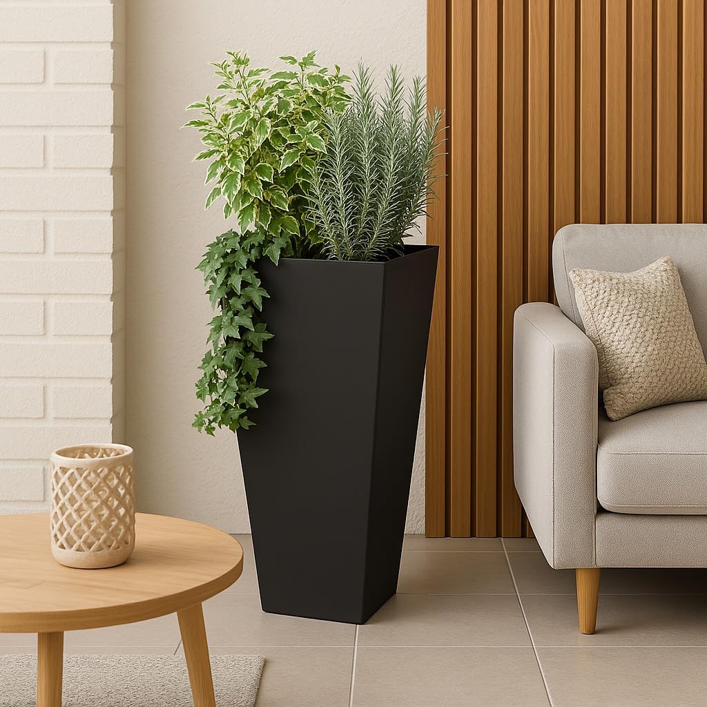 Tapered Planter (COR-Ten Steel, 15" x 15" x 30")