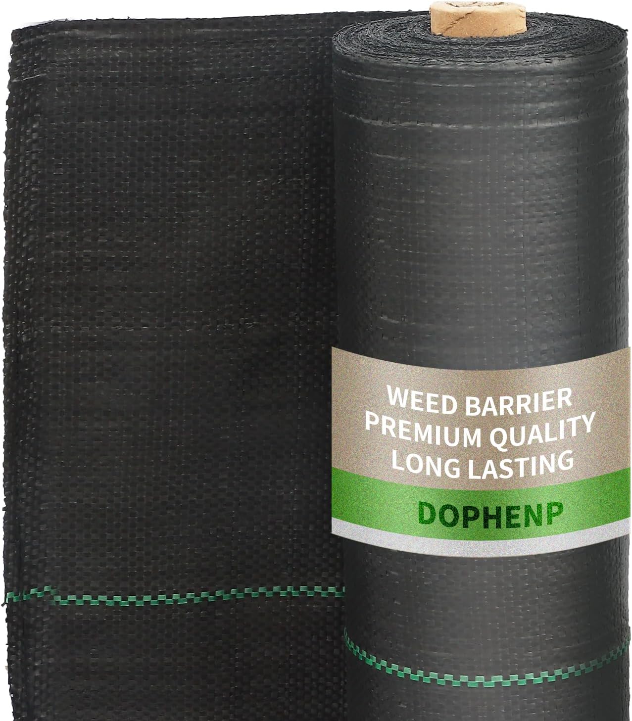 3x100ft 3.2OZ,Weed Barrier Landscape Fabric Heavy Duty, Woven Weed Control Fabric, High Permeability Good for Flower Bed, Geotextile Fabric Underlayment, Driveway (6.5ft*32ft)