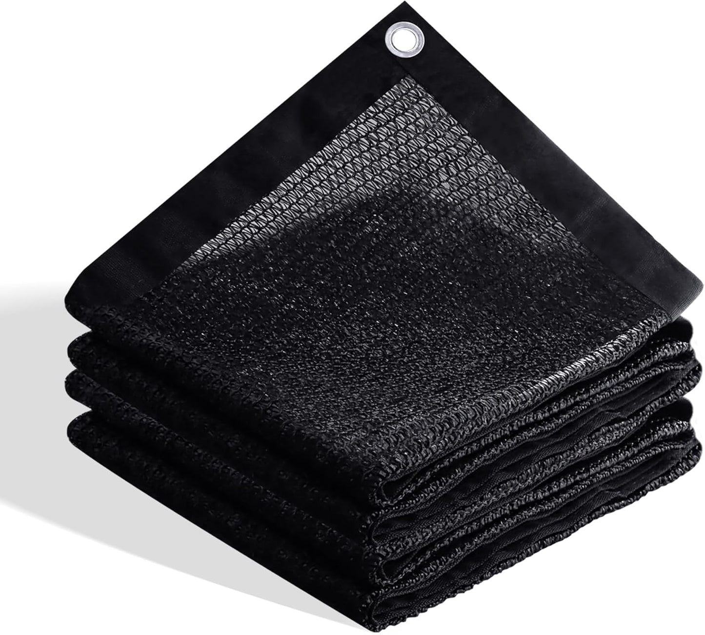 VICLLAX 70% Shade Cloth, 3x13FT Durable Black Mesh Trap with Every 3 FT Grommet, Sun Shade Fabric Netting for for Plants Cover, Greenhouse, Chicken Coop, Barn Kennel, Garden Patio