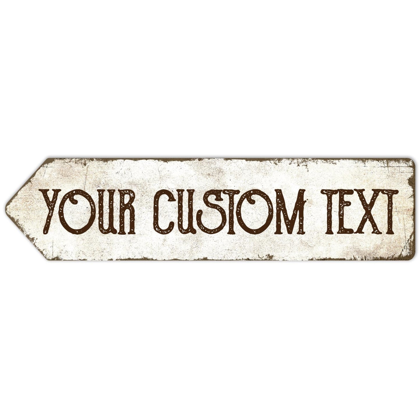 Rustic Custom Sign, Personalized Metal Signs, Gift for Him Men Dad, Man Cave, Indoor and Outdoor Use 3x12 Inches, ACM Left, Fade Resistant, Made in USA by Sigo Signs