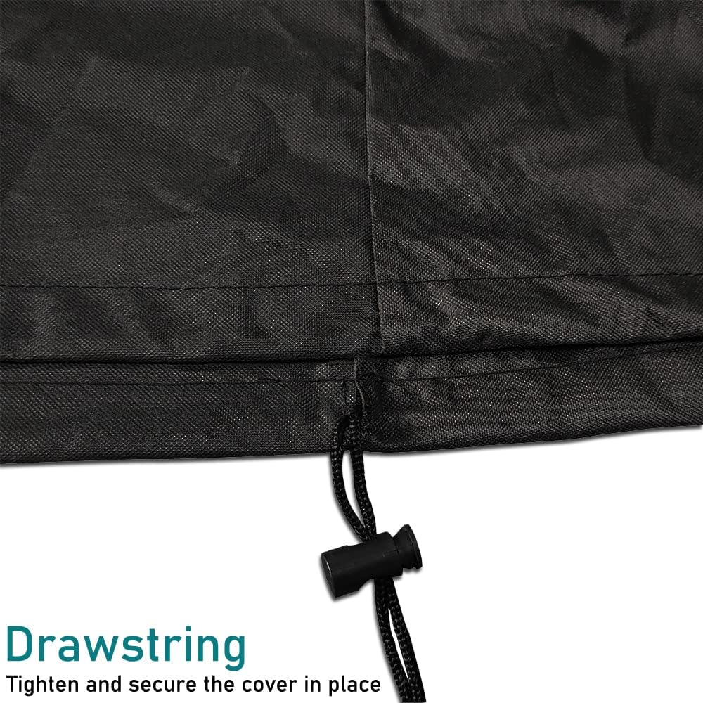 ZJYWSCH Patio Heater Cover Outdoor Waterproof 600D Heavy Duty Outside Pyramid Torch Heater Cover with Zipper 23" x 23" x 90" Weather Resistant