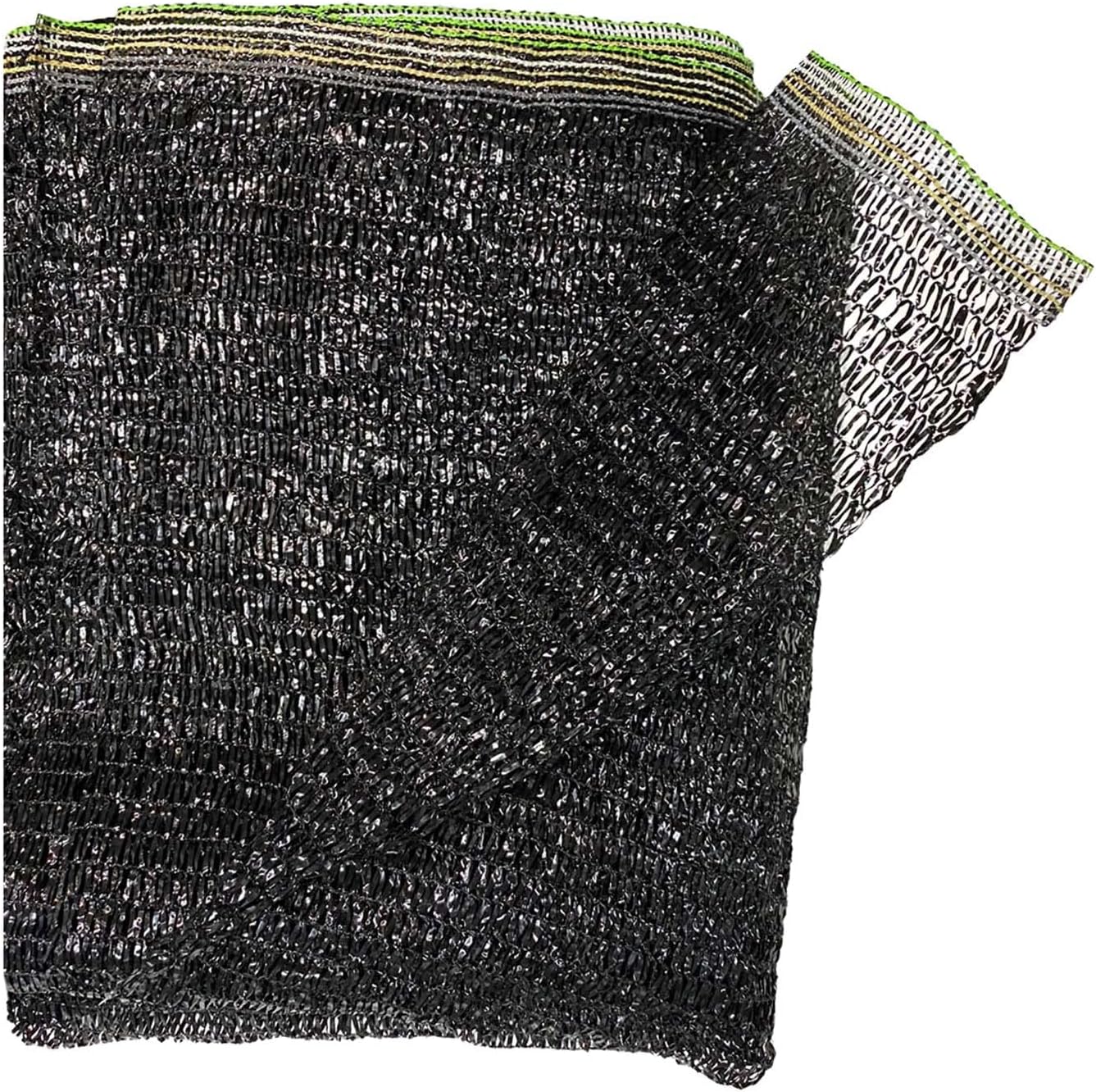 Cool Area 40% 6.5x10ft Sunblock Shade Cloth Cover Mesh UV Resistant Net for Garden Flower Plant Greenhouse, Black