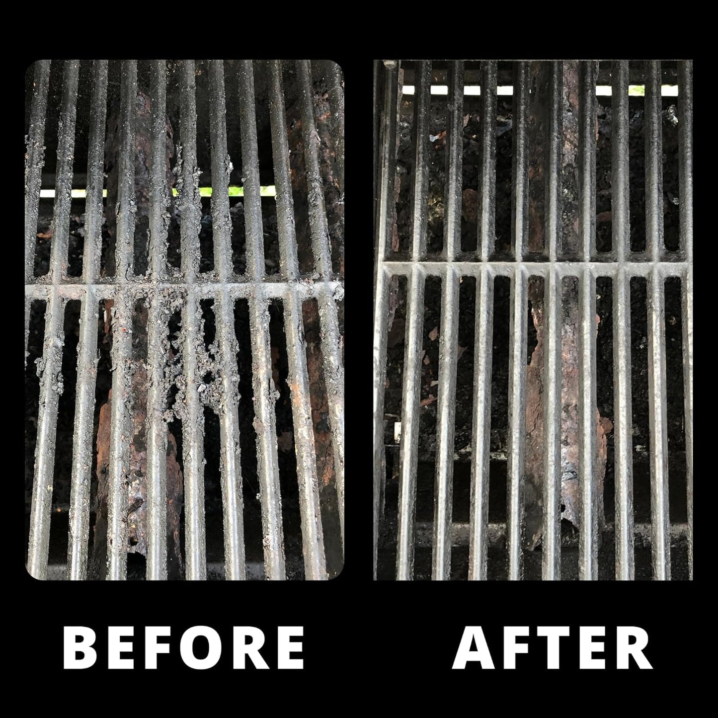Grill Rescue BBQ Replaceable Scraper Cleaning Head, Bristle Free - Durable and Unique Scraper Tools for Cast Iron or Stainless-Steel Grates, Barbecue Cleaner (Non Scraper Brush)