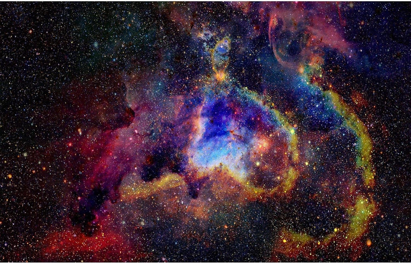 Outer Space Aquarium Background Fantasy Alien Planet Nebula and Galaxies Terrarium Background Stars Nebula Atmosphere Fish Tank Background Outer Space Reptile Tank Background 36x20in