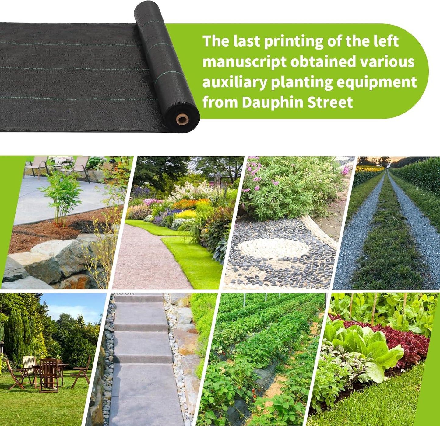3x100ft 3.2OZ,Weed Barrier Landscape Fabric Heavy Duty, Woven Weed Control Fabric, High Permeability Good for Flower Bed, Geotextile Fabric Underlayment, Driveway (3.2ft*32ft)