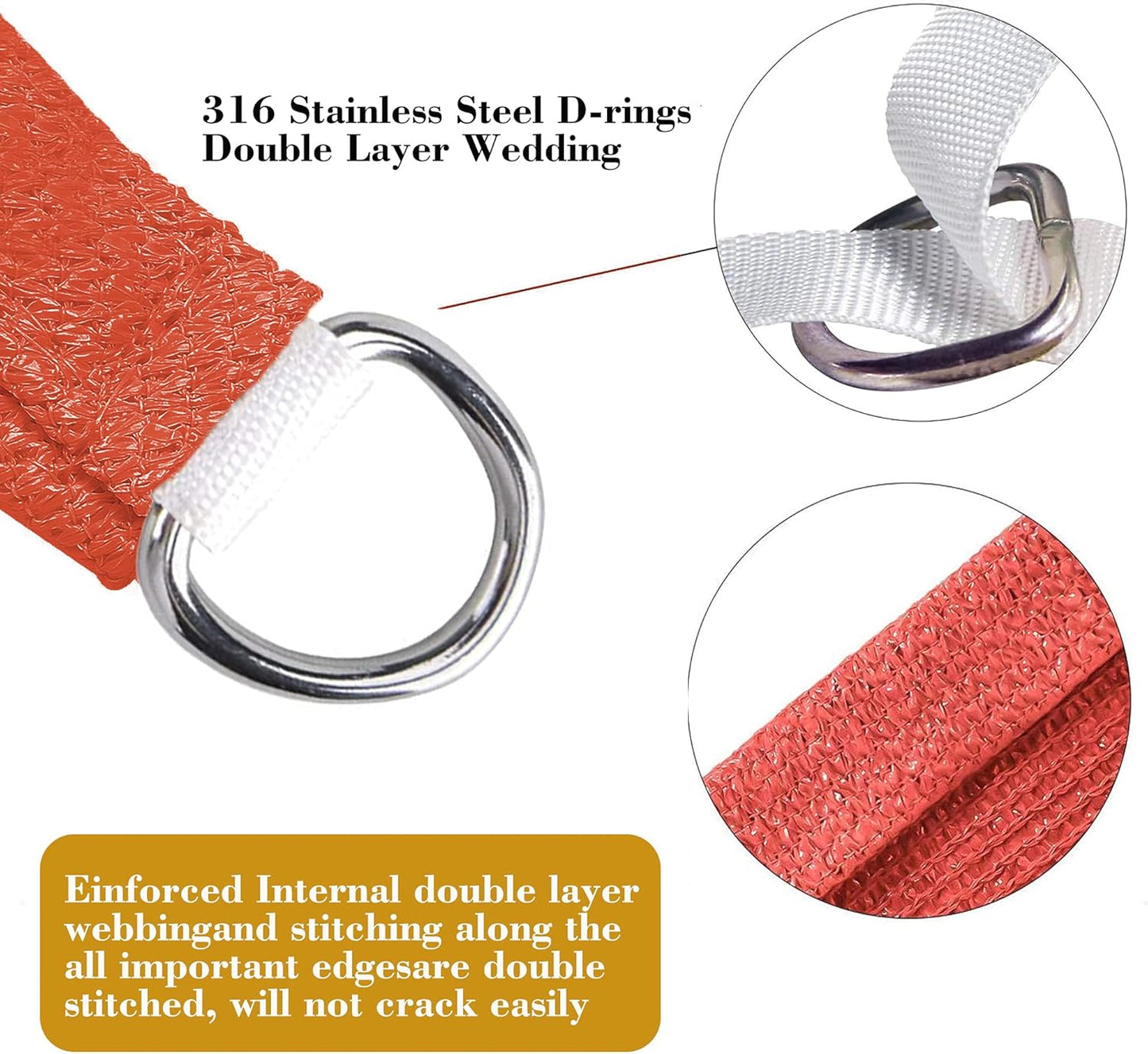 7' x 24' Red Rectangle Sun Shade Sail SSP1212 Canopy Durable Fabric UV Block Awning,We Make Custom Orders