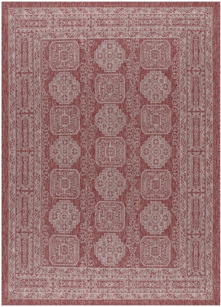 Keen Home Design Terrace Outdoor Area Rug - 8x10 Washable Indoor/Outdoor Rug for Patio, Kitchen, Balcony, Beach, Garden, Deck and Porch, Size: 7'7"x10'
