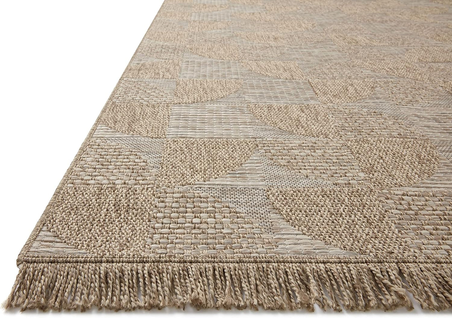 Loloi Dawn Collection Indoor/Outdoor DAW-08 Beige 5'-1" x 7'-7" Area Rug