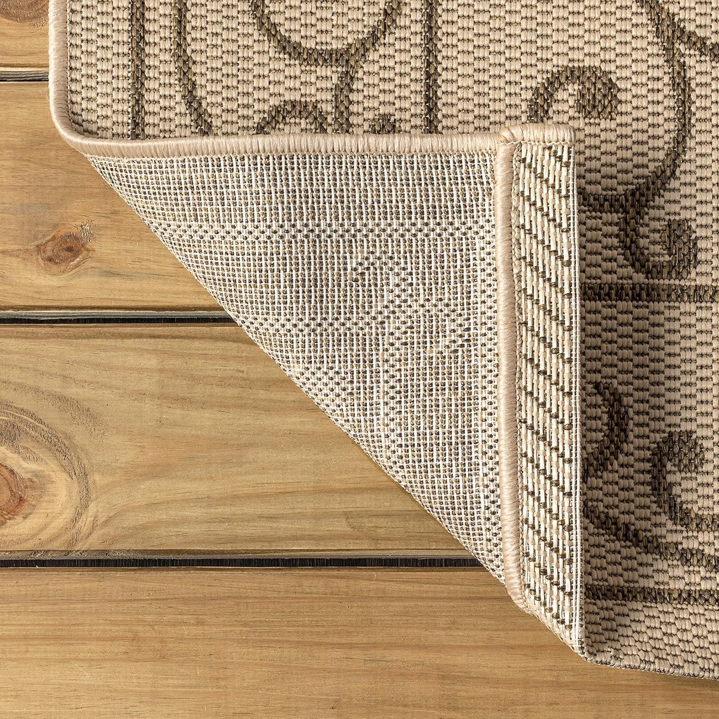 JONATHAN Y SMB106A-4 Charleston Vintage Filigree Textured Weave Indoor/Outdoor Beige/Brown 4 ft. x 6 ft. Area Rug, Classic,Easy-Cleaning,HighTraffic,LivingRoom,Backyard, Non Shedding